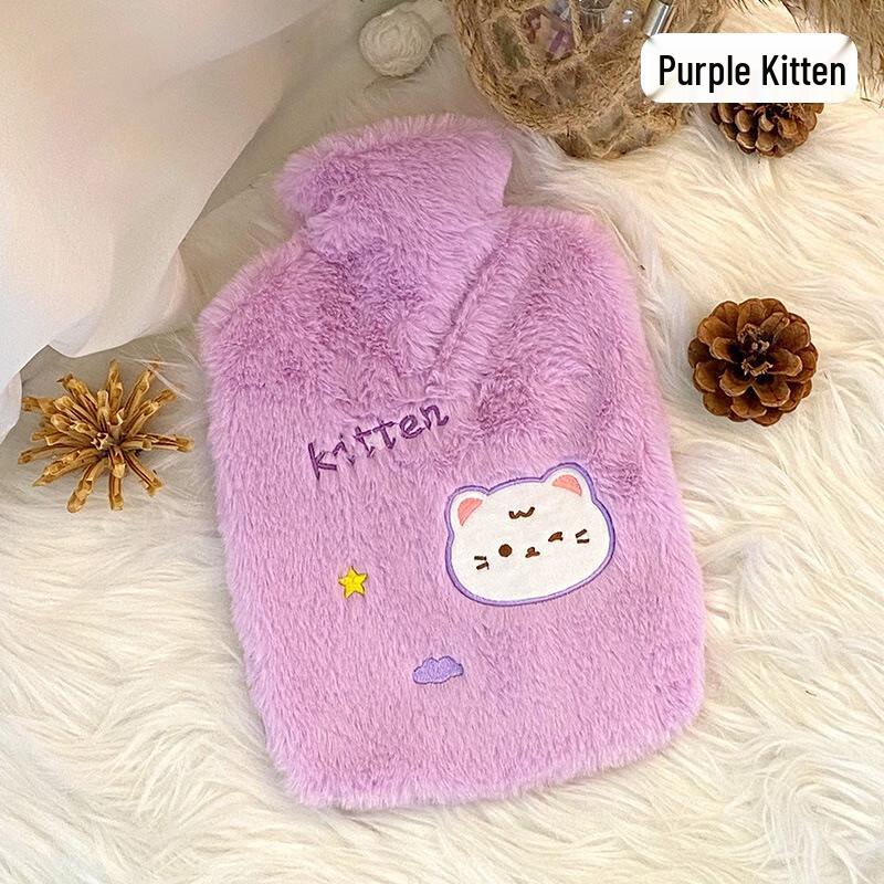 Cartoon Plush Hot Water Bottle Hand Warmer