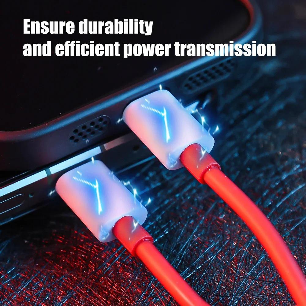 65W Dual Type C Fast Charging Cable USB C Charger Cables For One Plus 10 9 Pro Type-C Data Cord for iPhone Xiaomi Huawei Samsung