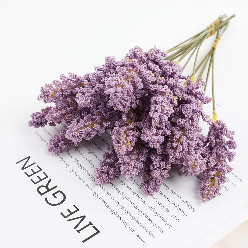 Multi-purpose Artificial Flowers Plastic Wheat Bouquet High Quality Fake Plants  Home Decoration