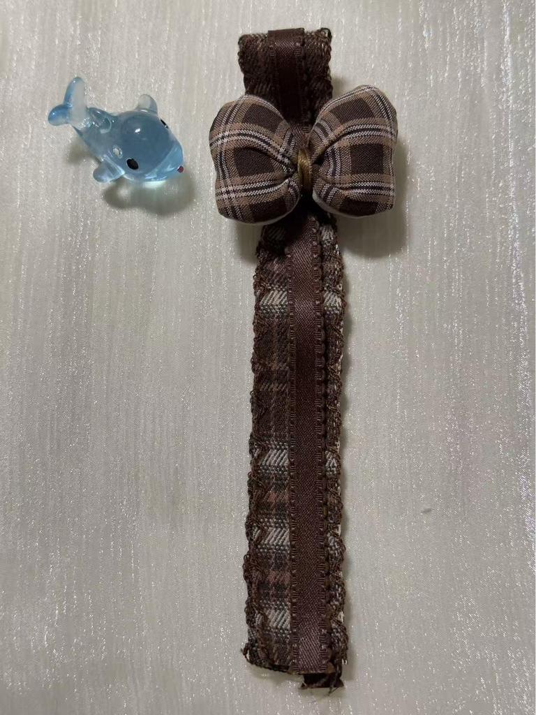 Multi-color Plaid Bow Lanyard Pendant: Hair & Bag Accessories, Clothing Ornaments - Hot Selling!