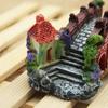Aquarium Fish Tank Bridge & Decor: Goldfish Tank Rockery, Aquatic Plant Simulation Ornaments.