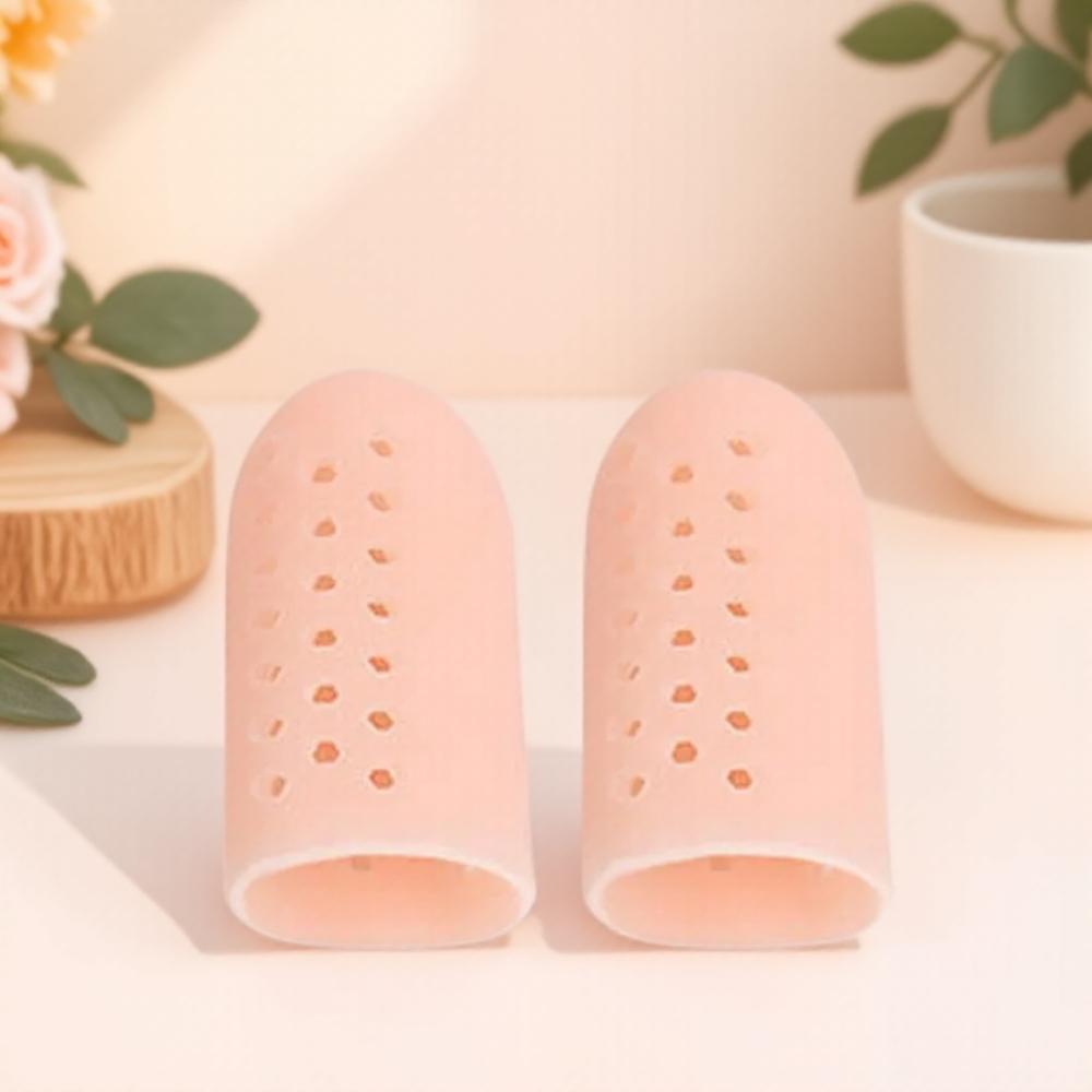 

Soft Silicone Toe Protectors Big Toe Corn Callus Blisters Toe Separator Breathable Guard Sleeves
