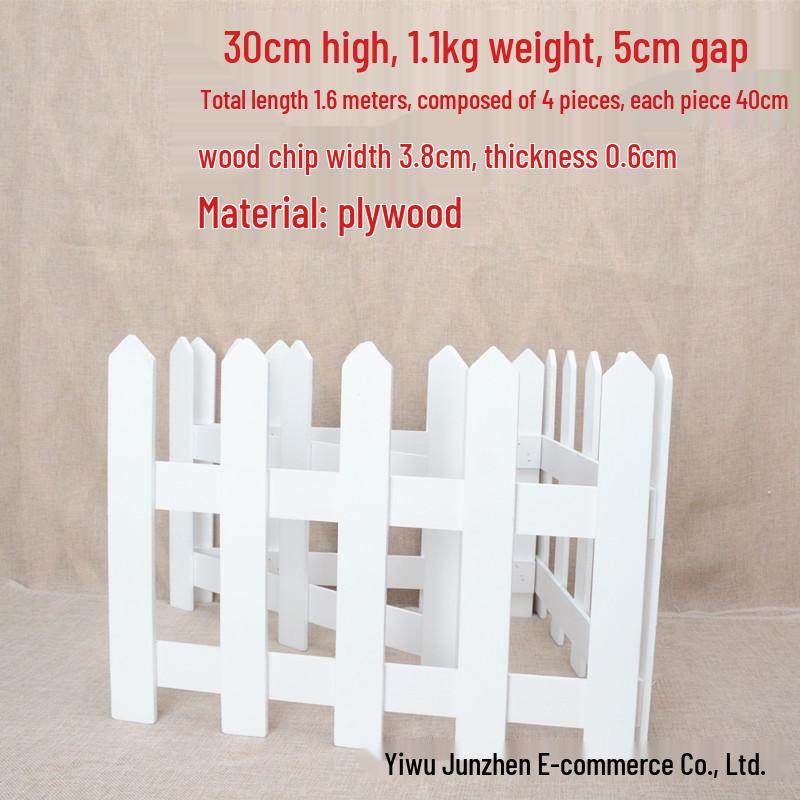 Holzzaun Lattenzaun Weihnachtsdekoration für Innen- & Außenbereich