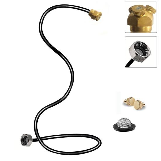 Outdoor Flexible Standing Mister Portable Misters Easy Leak Proof Anti-Clogging Garden Connection Hose Misters