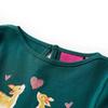 T-shirt pour enfants à manches longues vert foncé 92/104/116/128/140