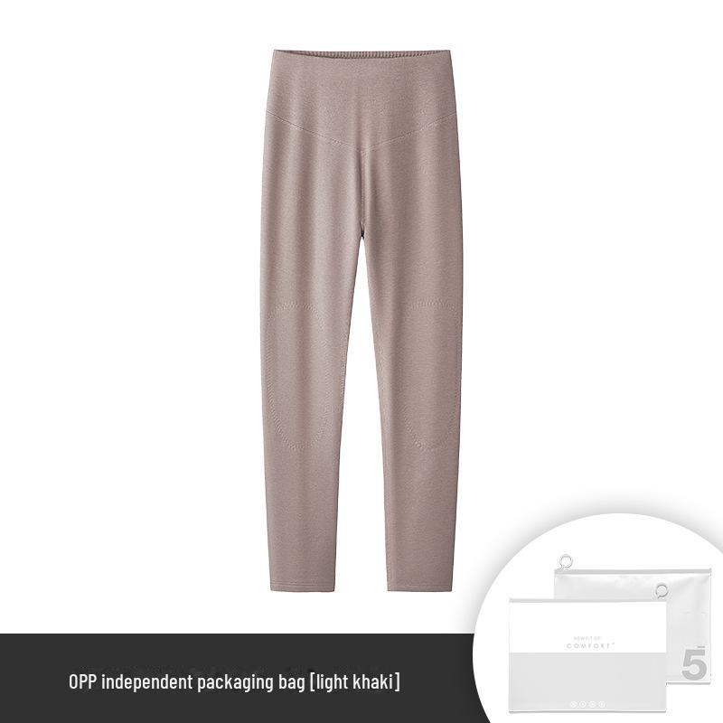 Leggings Taille Haute en Poil de Chameau avec Genouillères - Chauds, Velours Épais pour l'Automne/Hiver pour Femmes