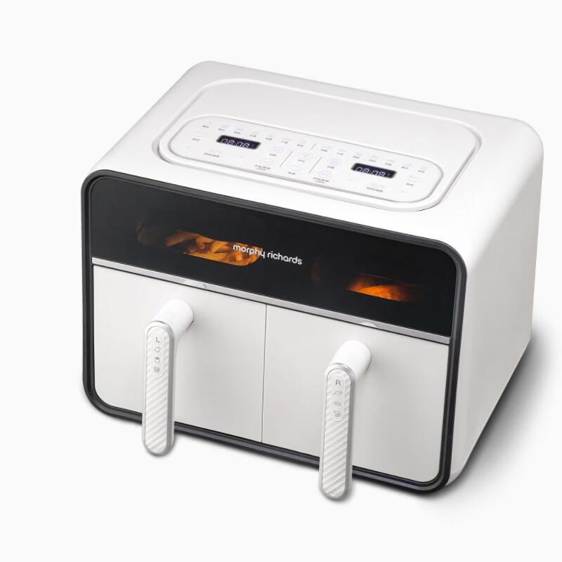 Morphyrichards 8L Dual-Basket Air Fryer CN plug (adapter included)