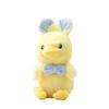 Plush Duck Toy With Butterfly Bow For Kids Girls Backpack Pendant Gift