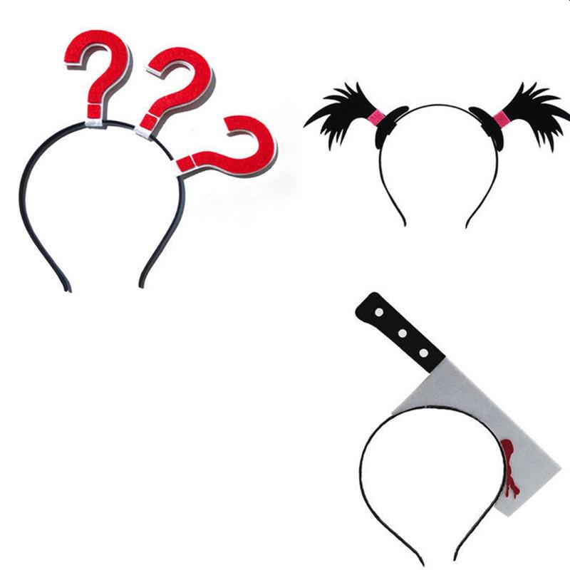 Personalized Halloween Arrow Headband & WiFi Exclamation Hair Clip for Braids