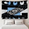 1PC City Football Club Printed Tapestry Room Decoration Wall Hanging for Living Room Bedroom, dormitory, Birthday and Christmas gifts