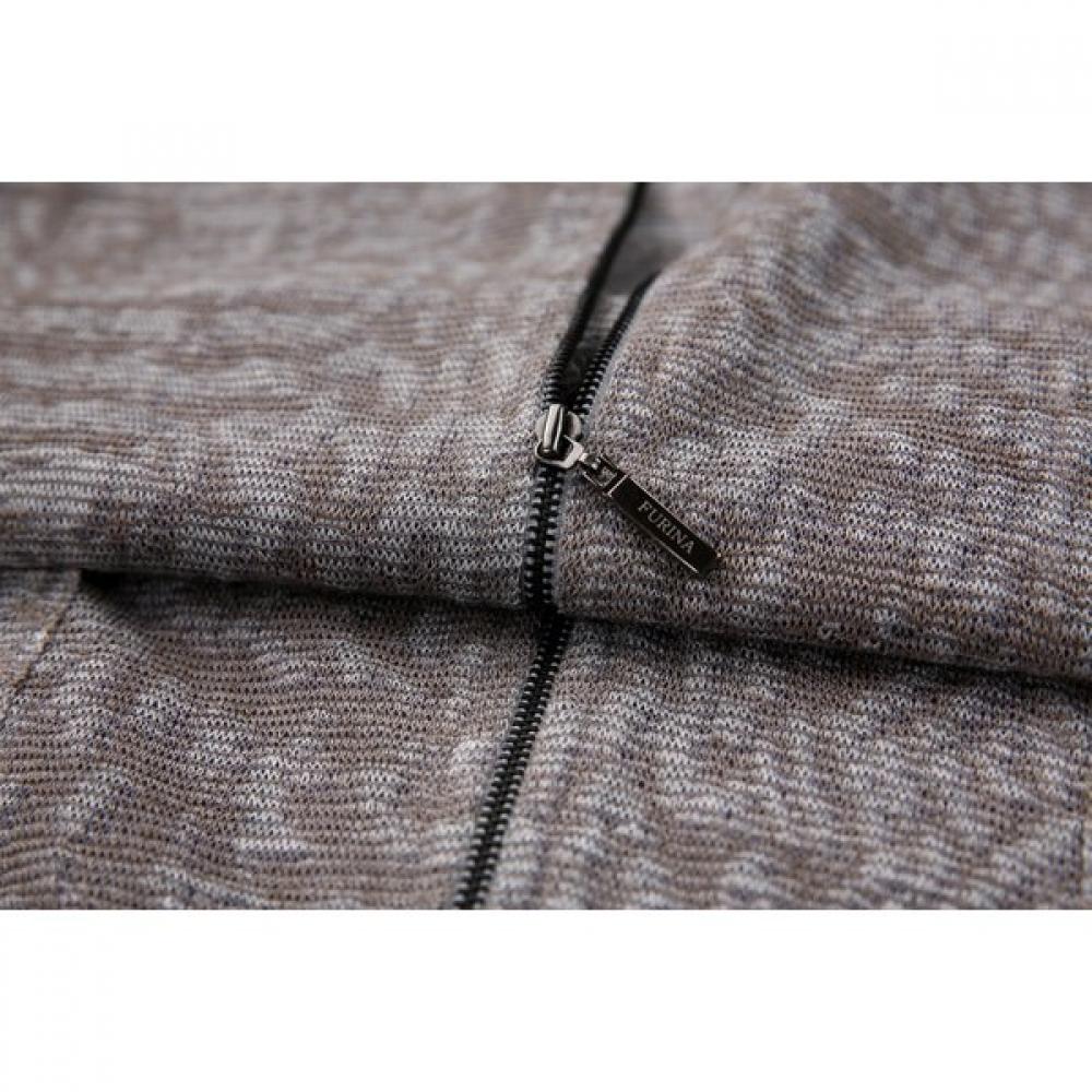 FURINA Italy Linen Blend Techno Jersey Hooded Zip Jacket