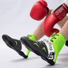 Men Boxing Shoes Brand Sneakers Training Breathable Women Outdoor Wrestling Shoes Professional High Ankle Non-Slip Boxing Boots