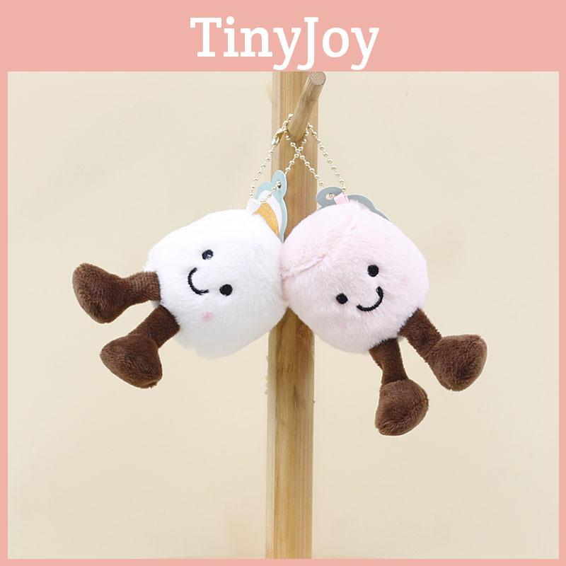 Plush Candy Cotton Keychain Stuffed Doll Cartoon Bag Decoration Gift Keyring