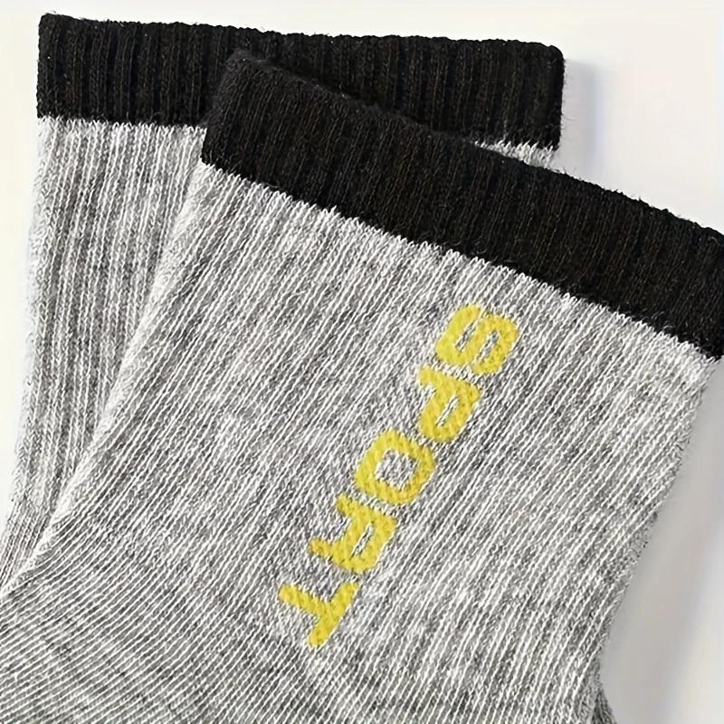 5/10/20 Pairs Men's Breathable Sports Socks - Moisture-Wicking, Reinforced Heel & Toe, All-Season Athletic Socks