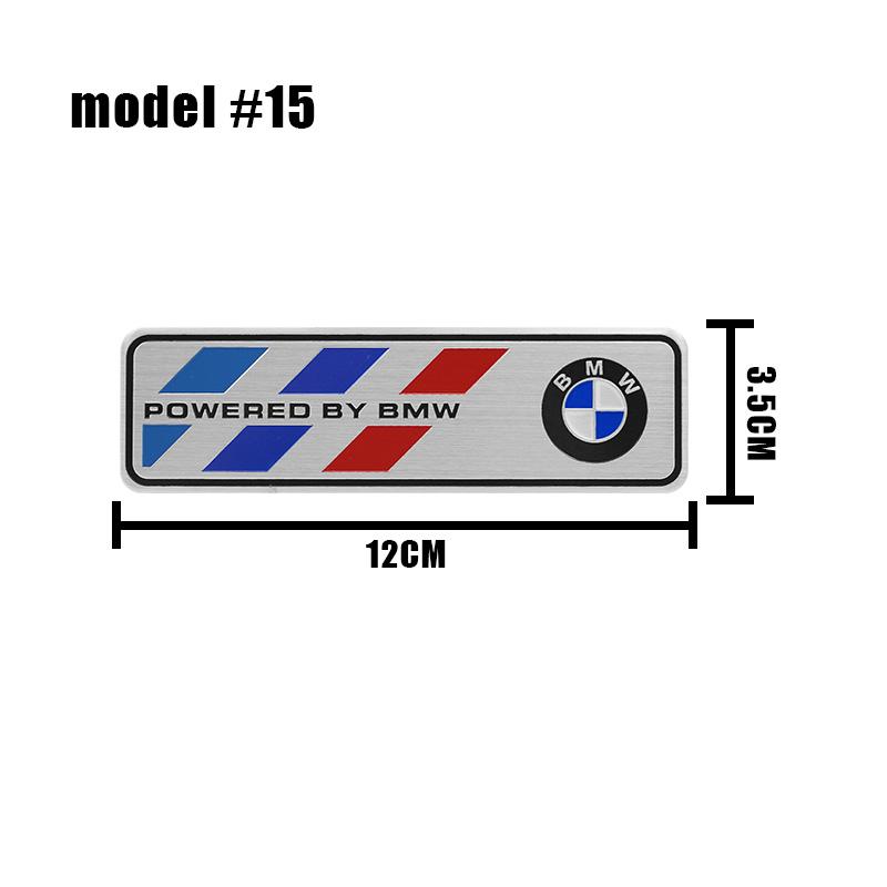 Zinc Alloy Styling Car Body Trunk Emblem Sticker Accessories For BMW E46 E90 E60 F30 F10 E39 E36 E87 F20 E90 E70 M3 M5 M6 G20 Z3 AQ3