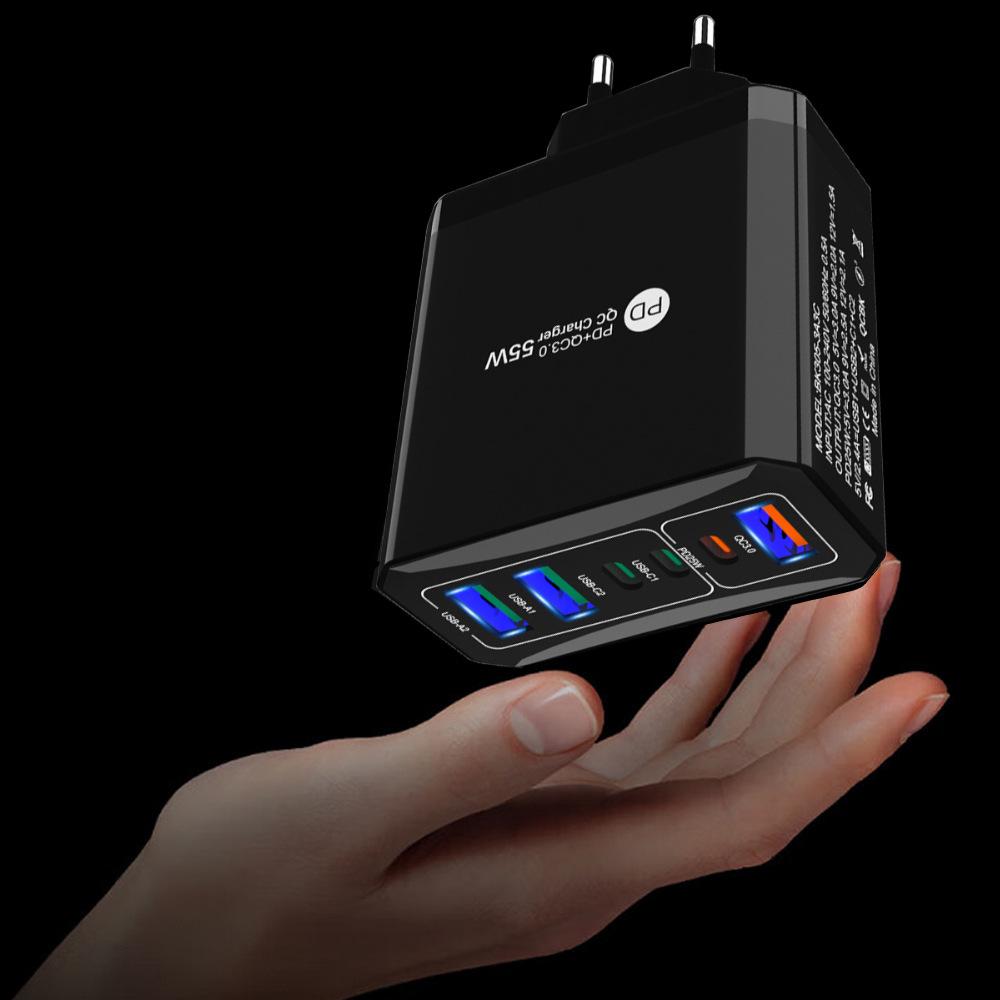PD65W GaN Dual-Port Fast Charger for Computers & Tablets - EU Standard