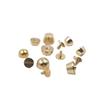 Brass and Copper Studs: Corner, Bucket, Mushroom, Flat Foot, and Round Foot Handbag Bottom Studs