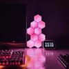 Hexagon Lights with Remote, Smart DIY Hexagon Wall Lights,  LED Light Wall Panels , Geometry Hex Lights Touch Used in Game Room Decor, Party