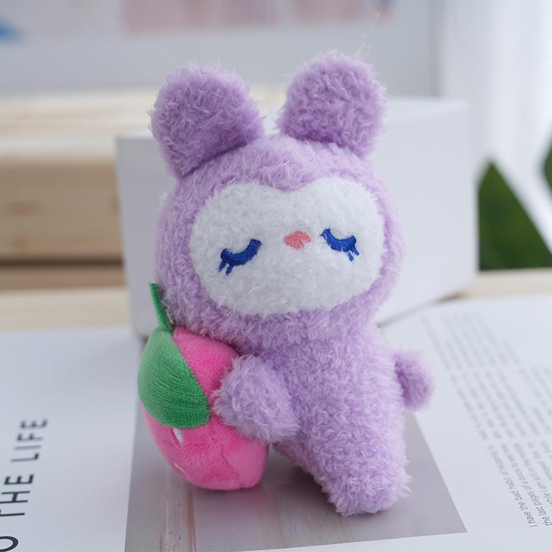 Adorable Plush Teddy Bear Keychain Soft Stuffed Animal Doll For Bags And Gifts
