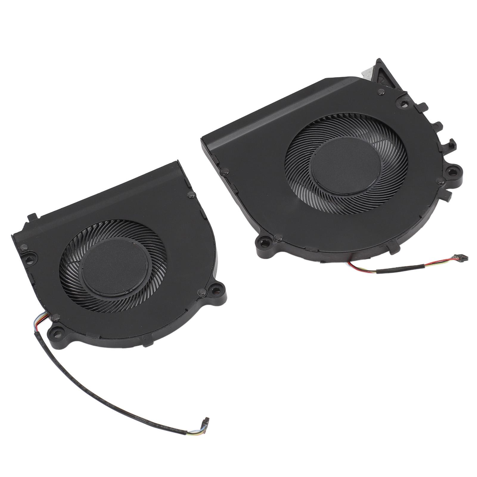 

Laptop Cooling Fan High Efficiency Lightweight Cooler Ventilation Fan 4 Pin Power Plug for