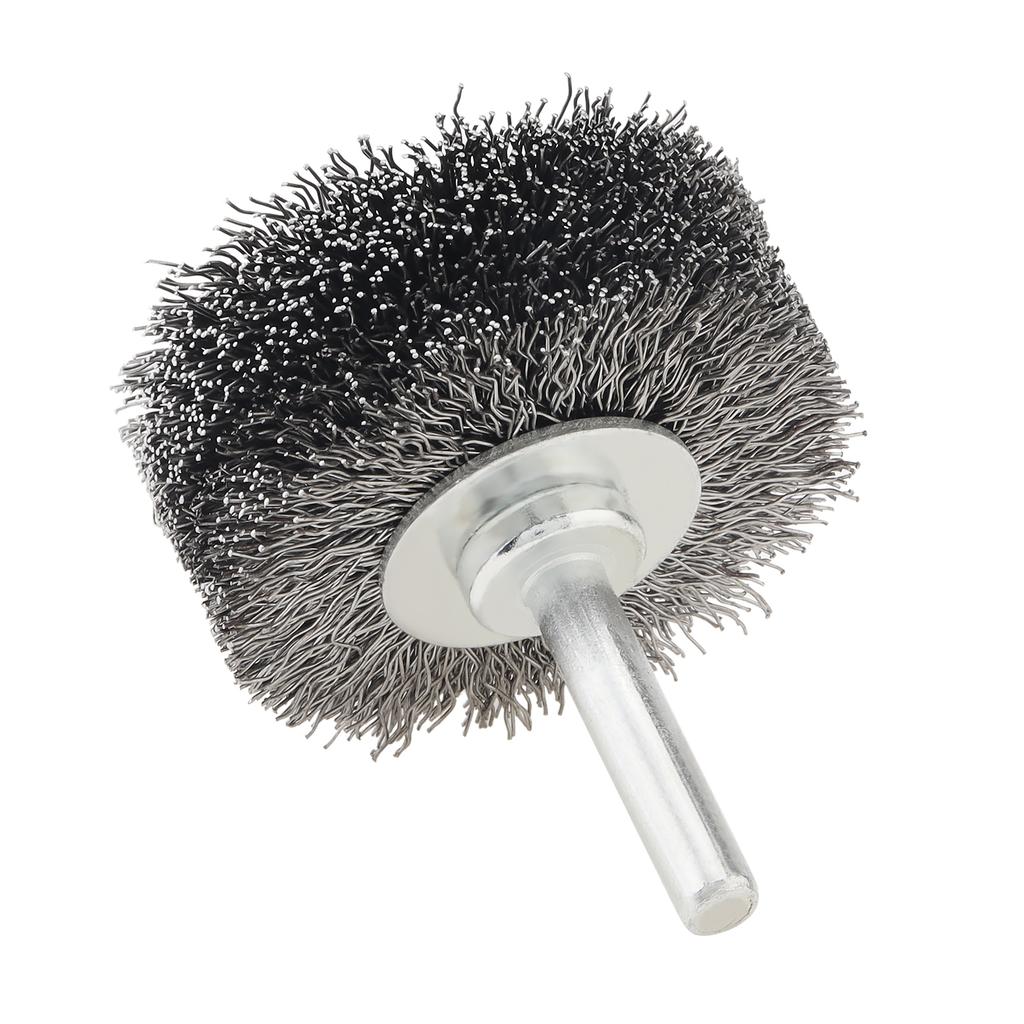 2Inch 3Inch Carbon Steel Wire Wheel Brush with 1/4 Inch Shank for Drill Attachment / Power Operated Grinders / Removal Paint / Rust / Corrosion