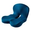 Universal Seat Cushion Anti-Slip Base Design Memory Foam Seat Cushion with Lumbar Support Ergonomic Wheelchair Cushion