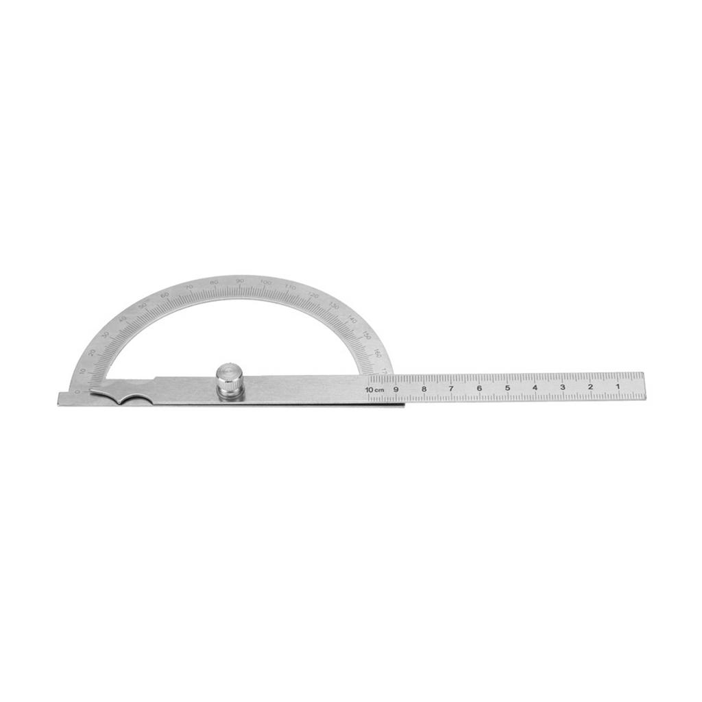 Angle Finder Ruler 0-180 Degree Stainless Steel Protractor Goniometer Angle Finder Gauge 15cm Ruler Stainless Steel Angle Finder