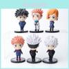 Zestaw 6 sztuk Jujutsu Kaisen Gojo Satoru Kugisaki Figurki Akcji Idealne Dla Kolekcjonerów I Dzieci