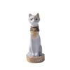 Statua Forma Gatto Egiziano Resina Decorazione Vintage Casa Auto Scrivania Ornamento Statuette Miniature Decorazione Artigianato Decorazione Casa
