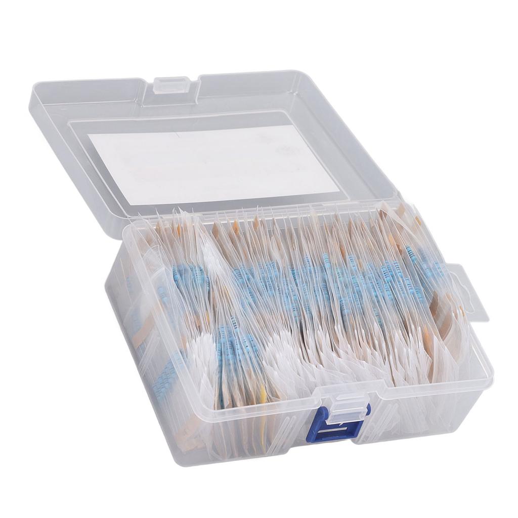 860PCS Metal Film Resistors 86 Values 0.5W 0.1R Ohm  to 10M Ohm  Electrical Resistors Set