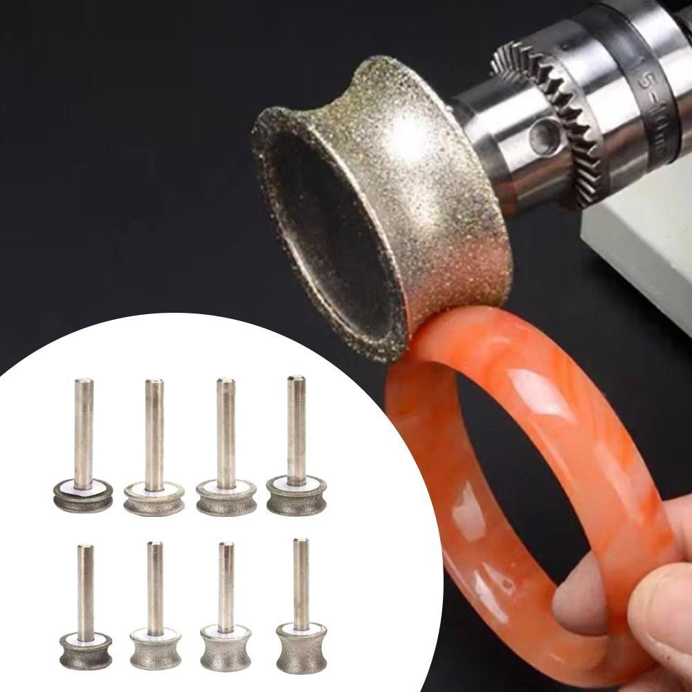 Glass Round Burr Drill Bits Concave Diamond Grinding Wheel Abrasive Grinding Wheel