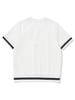 20TH HOLE Women'S Waffle Knit Yokko Point Short Sleeve T-Shirt [White]