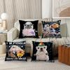 Mode tryck Pibble Tvätta Min Mage Kuddfodral Kontorskuddar Lämpliga För Soffa Bil Sovrum Dekorativt Kuddfodral