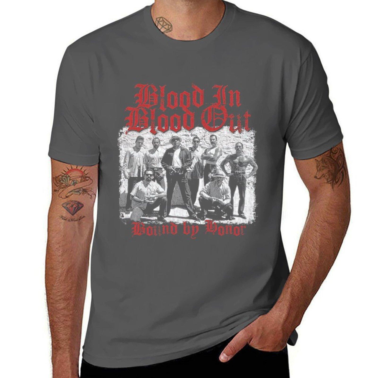 

Blood In Blood Out, Vatos Locos, Cult Classic T-Shirt t shirt man luxury man t shirt cotton high quality T-Shirt 4XL