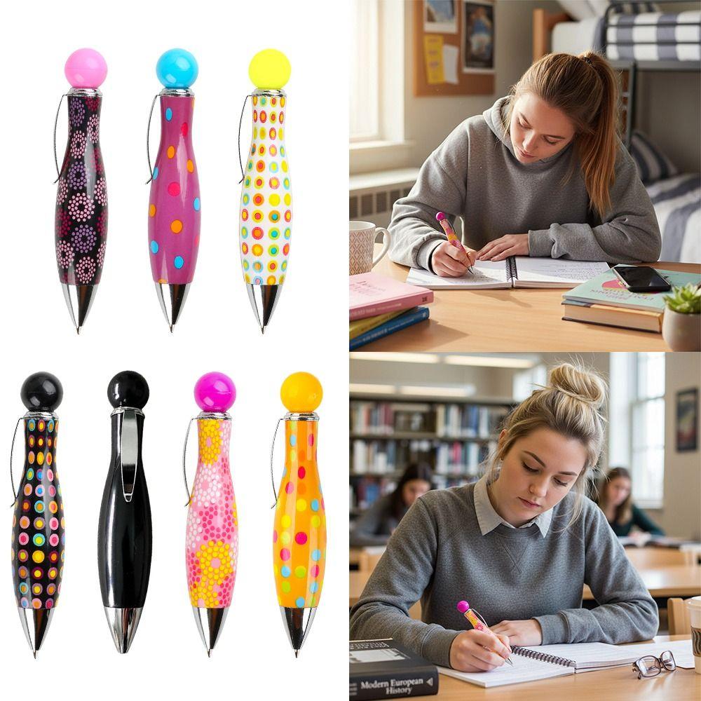 Lustiger Bowling-Form Taschenstift Dicker Kurzer Tragbarer Kugelschreiber Schreibstift Geschenk für Schüler