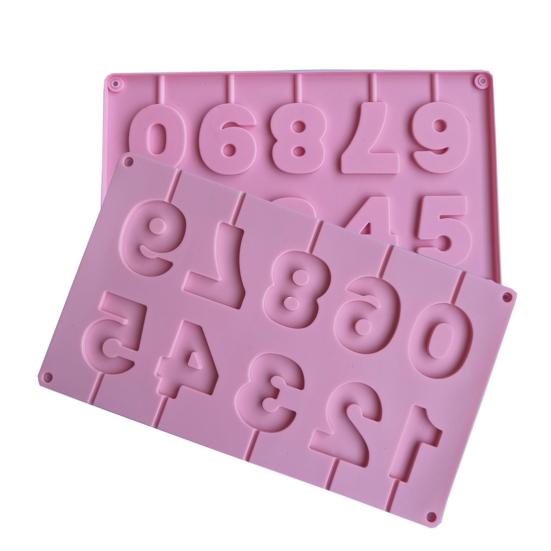 Lutscherform Leichtes Entformen Backwerkzeuge Fondant Schokolade Backform für Dessertladen