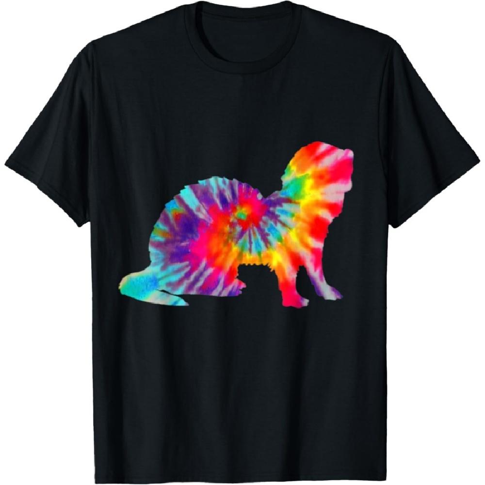 

Ferret Tie Dye Vintage Pet Ferret T-Shirt XXXXXL чорний