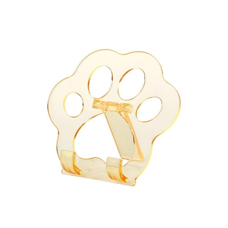 

1PC Universal Mobile Phone Claw Clamp Bracket | Folding PVC Clamp Bracket, Creative Desktop Bracket