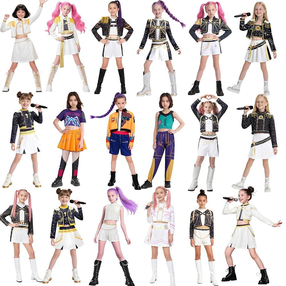 Anime TV Movie Costume Set With Wig Echo Character Polyester Halloween Carnival Easter Stage Performance Outfit