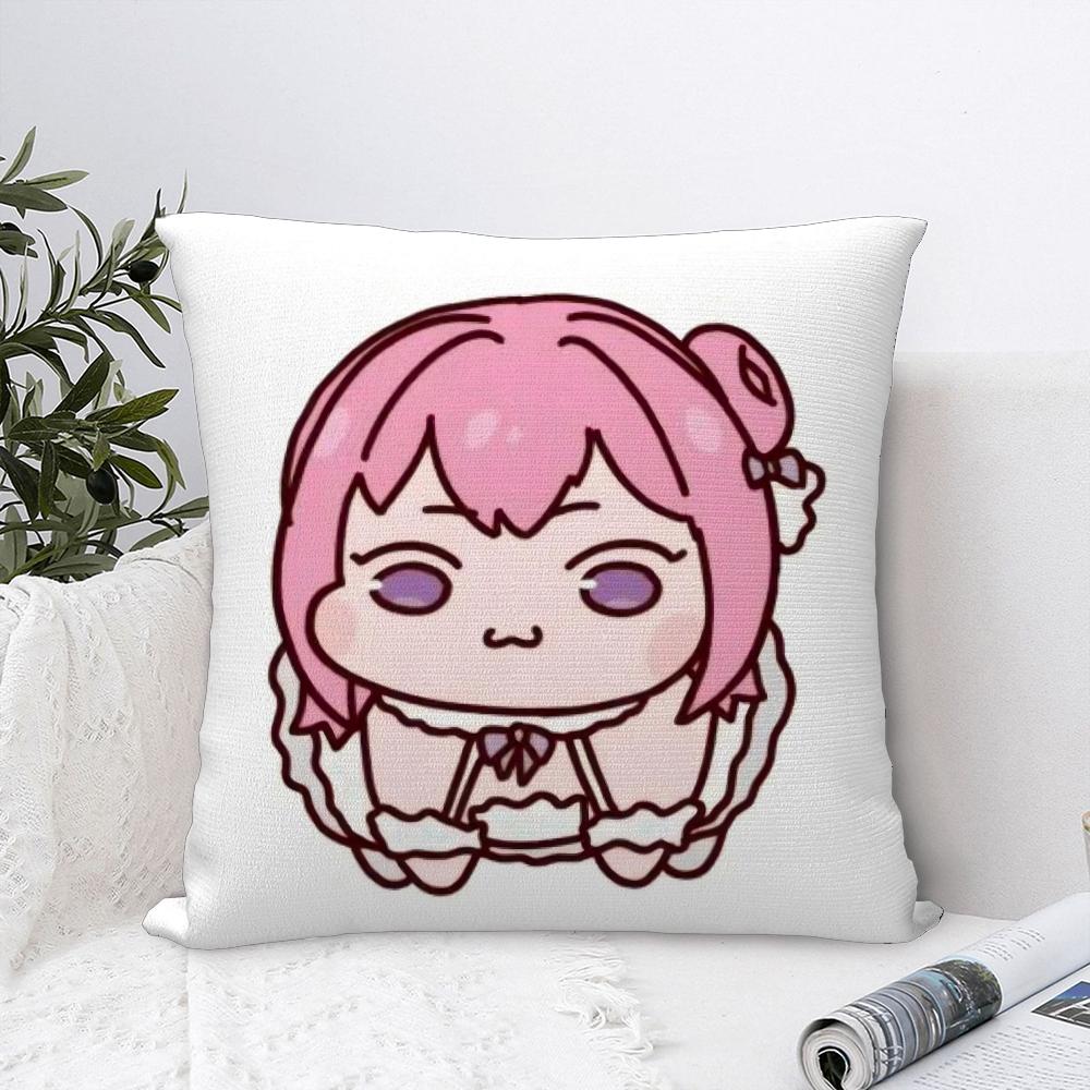 N-Nikke DORO Doll Anime Pillow Case Sofa Decorative Home Double-sided Print Plush Square Throw Pillow Covers Cushion Decor Cover