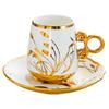 Ceramic Coffee Cup Set European Simple Phnom Penh Cup and Saucer Afternoon Tea Middle East Turkish Cup