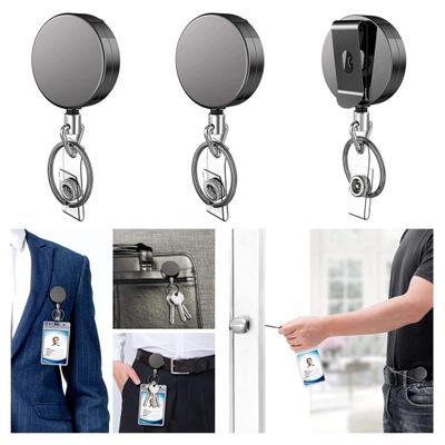 Porte-clés Léger Durable Robuste Décoratif Porte-clés Télescopique Porte-clés Multifonctionnel