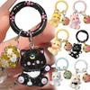 Resin Sweet Keyring 5cm Korean Keychain Fashion Cat Keychain  Phone Chain