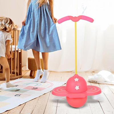 Ball Hüpfen mit bunten Licht-Accessoires Kinder Erwachsene Jungen Mädchen Sprungbrett Hoch