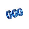 Blue Aluminum Console AC Switch Button Trim Fit For VW Golf MK7 MK7.5 2014-2019
