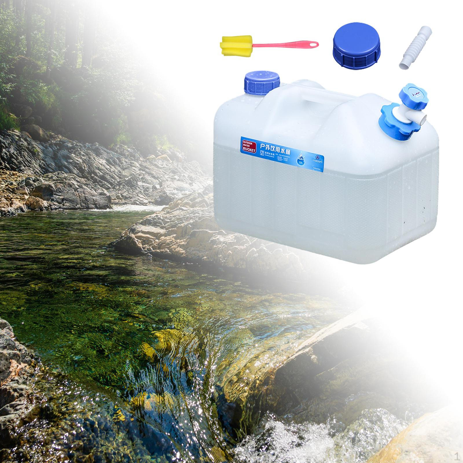 

Кувшин для хранения контейнера для воды с краном, портативный резервуар для легкой очистки для 10L