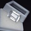 Natural White Sapphire Loose Gemstone Emerald Cut 9.80 Ct September Birthstone for Gem Collections