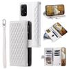Style 005 For Honor 200 Lite Case Zipper Wallet Grid Leather Phone Cover