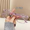 Trendy Large Frame Anti Blue Light GlassesLuxury Cat Eye Filter Lens Eyeglasses Square Frame Glasses for For Ladies