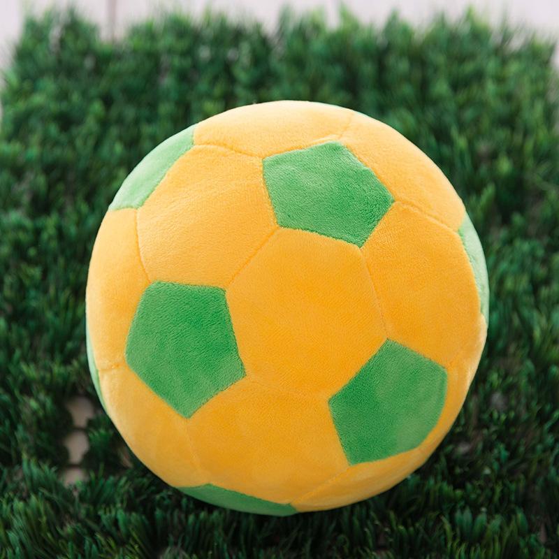 

20cm Simulation Stuffed Football Plush Toy Imitation Soccer Ball Soft Doll for Children Presents Gift Early Education Toy 20cm жёлтый
